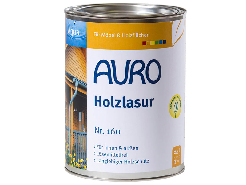 Auro Holzlasur Aqua Nr. 160  - 375ml – Produktbild 4